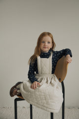 ［inné］Cloud quilted pinafore