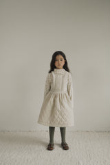 ［inné］Cloud quilted pinafore