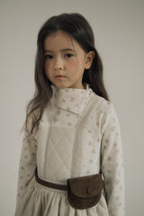 ［inné］Cloud quilted pinafore