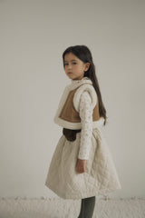 ［inné］Cloud quilted pinafore