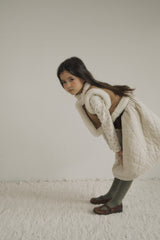 ［inné］ Suede reversible fur vest