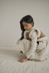 ［inné］Cloud quilted pinafore