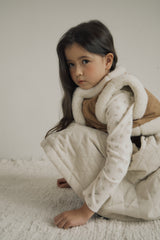 ［inné］Cloud quilted pinafore