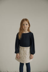 ［inné］ Misty quilted skirt