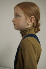 ［inné］Basic soft turtleneck (olive)