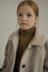 ［inné］Basic soft turtleneck (olive)