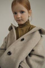 ［inné］Basic soft turtleneck (olive)