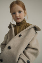 ［inné］Basic soft turtleneck (olive)