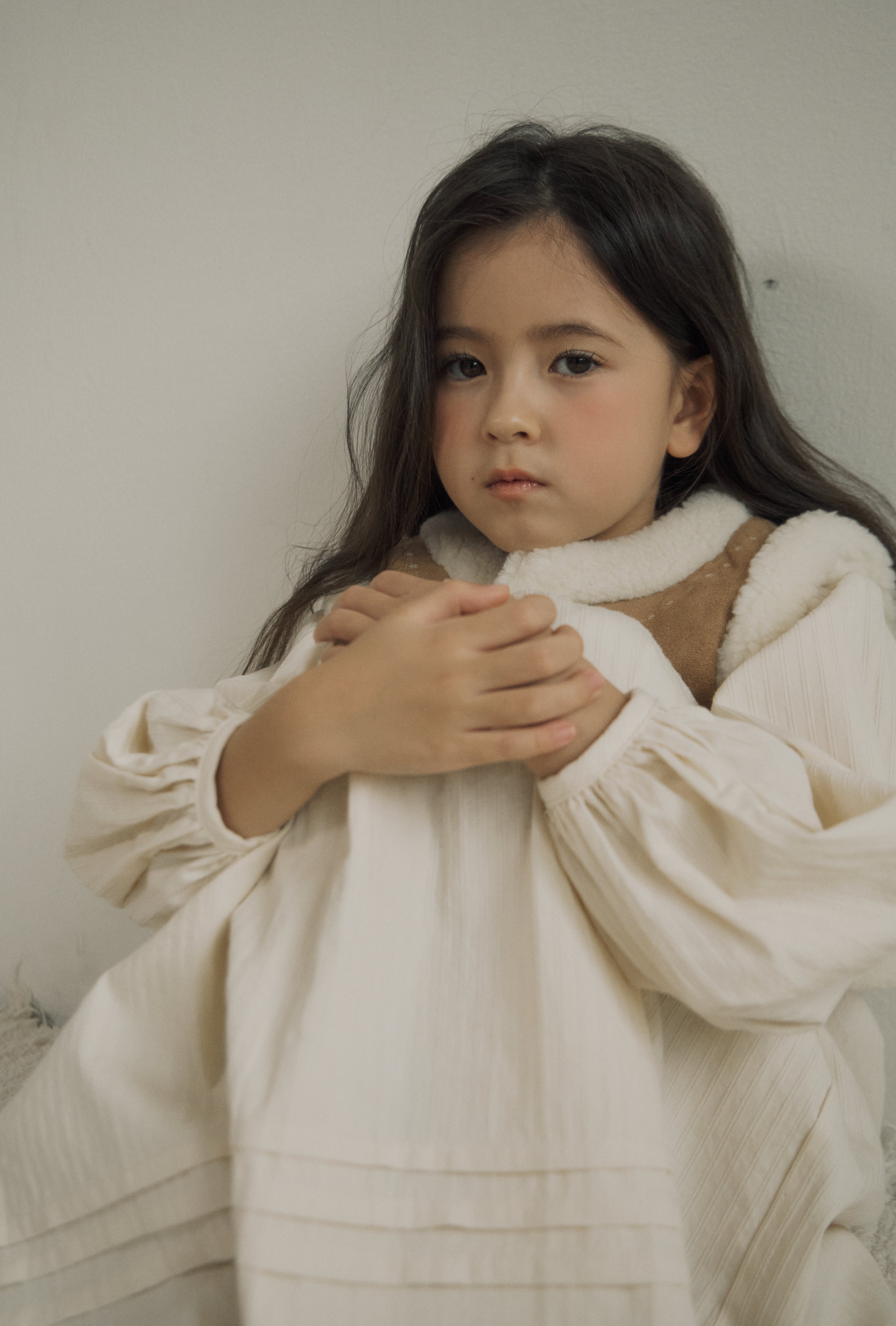 ［inné］ Suede reversible fur vest