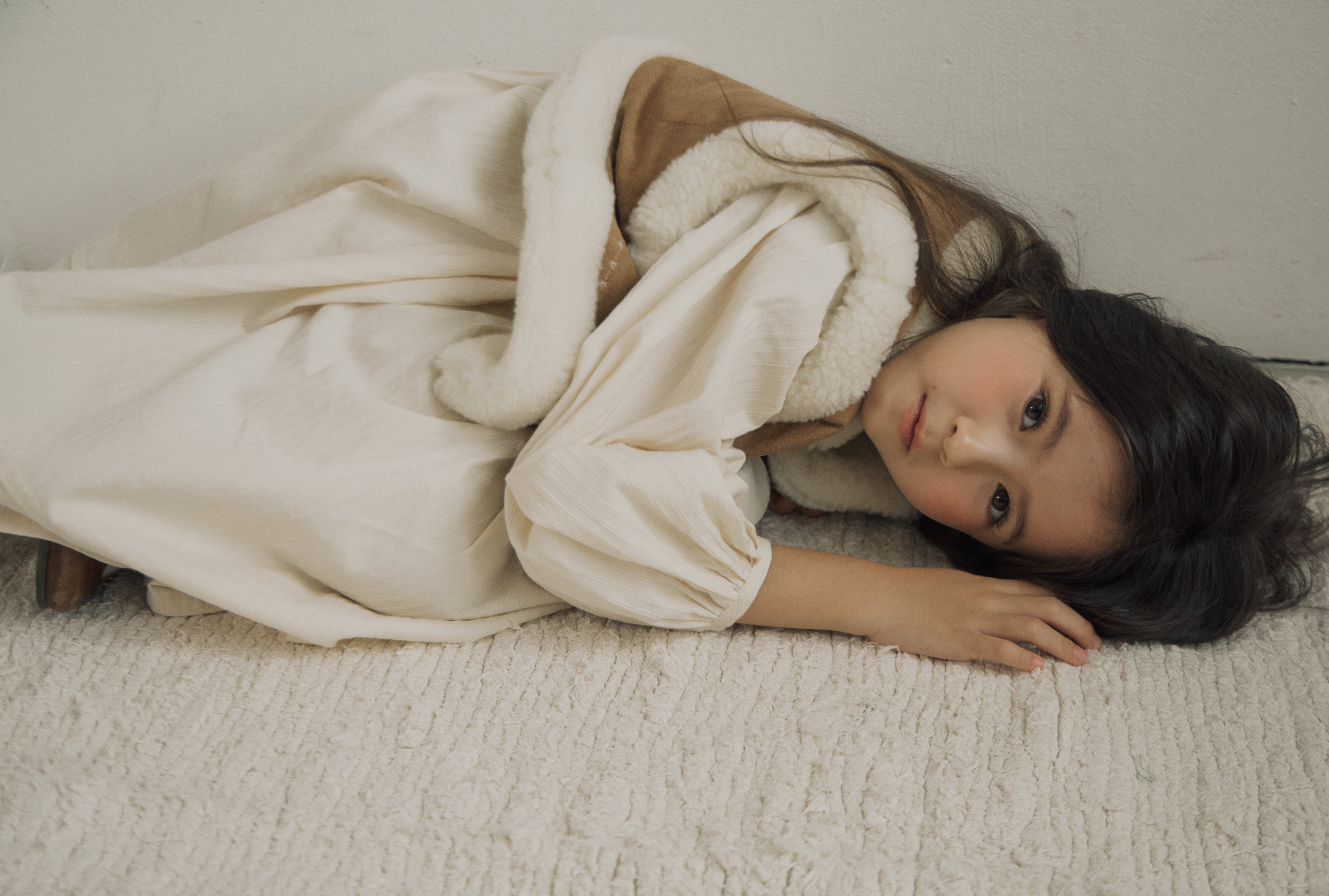 ［inné］ Suede reversible fur vest