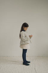 ［inné］Bloom padding jacket (misty)