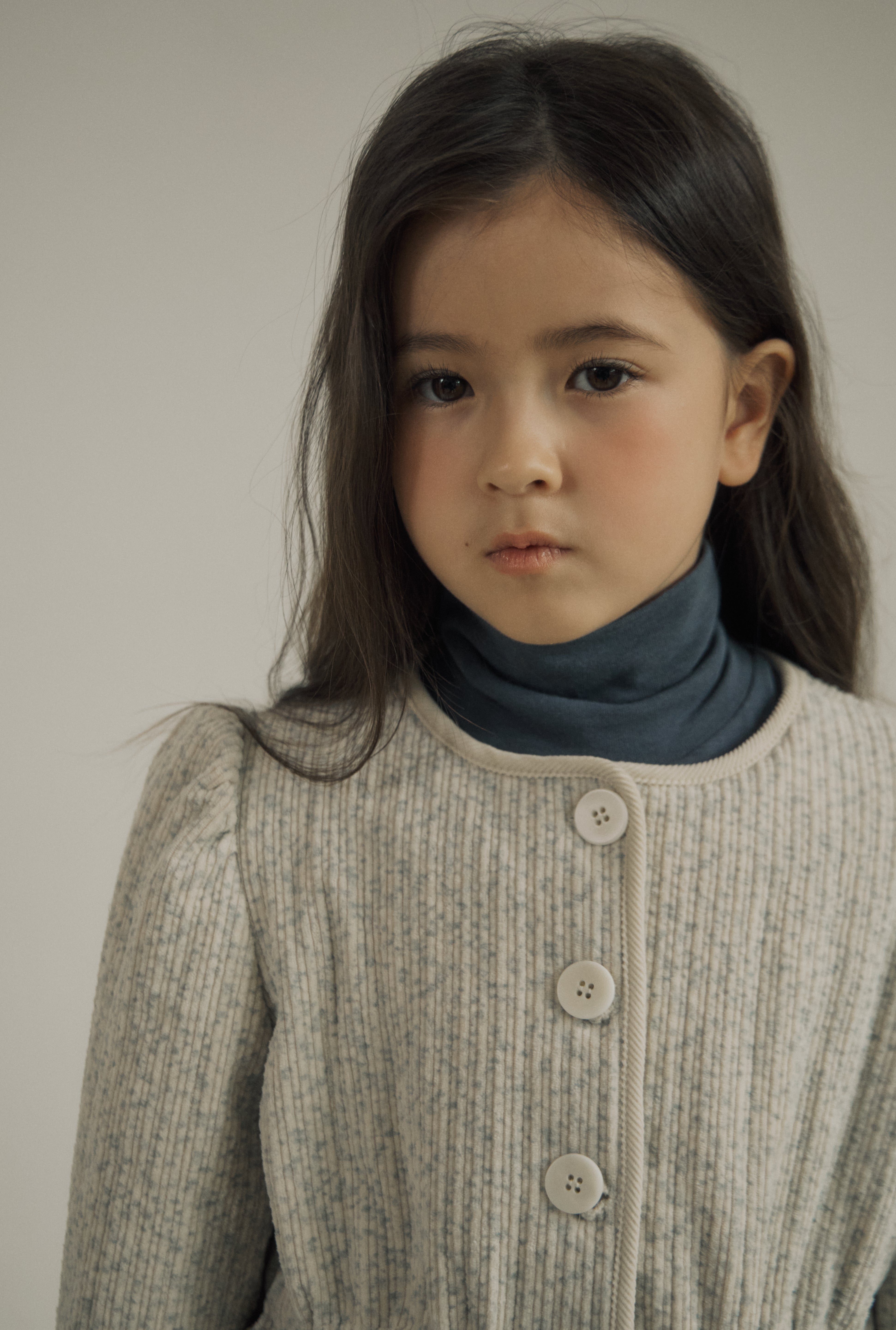 ［inné］Bloom padding jacket (misty)