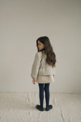 ［inné］Bloom padding jacket (misty)