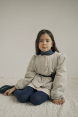 ［inné］Bloom padding jacket (misty)