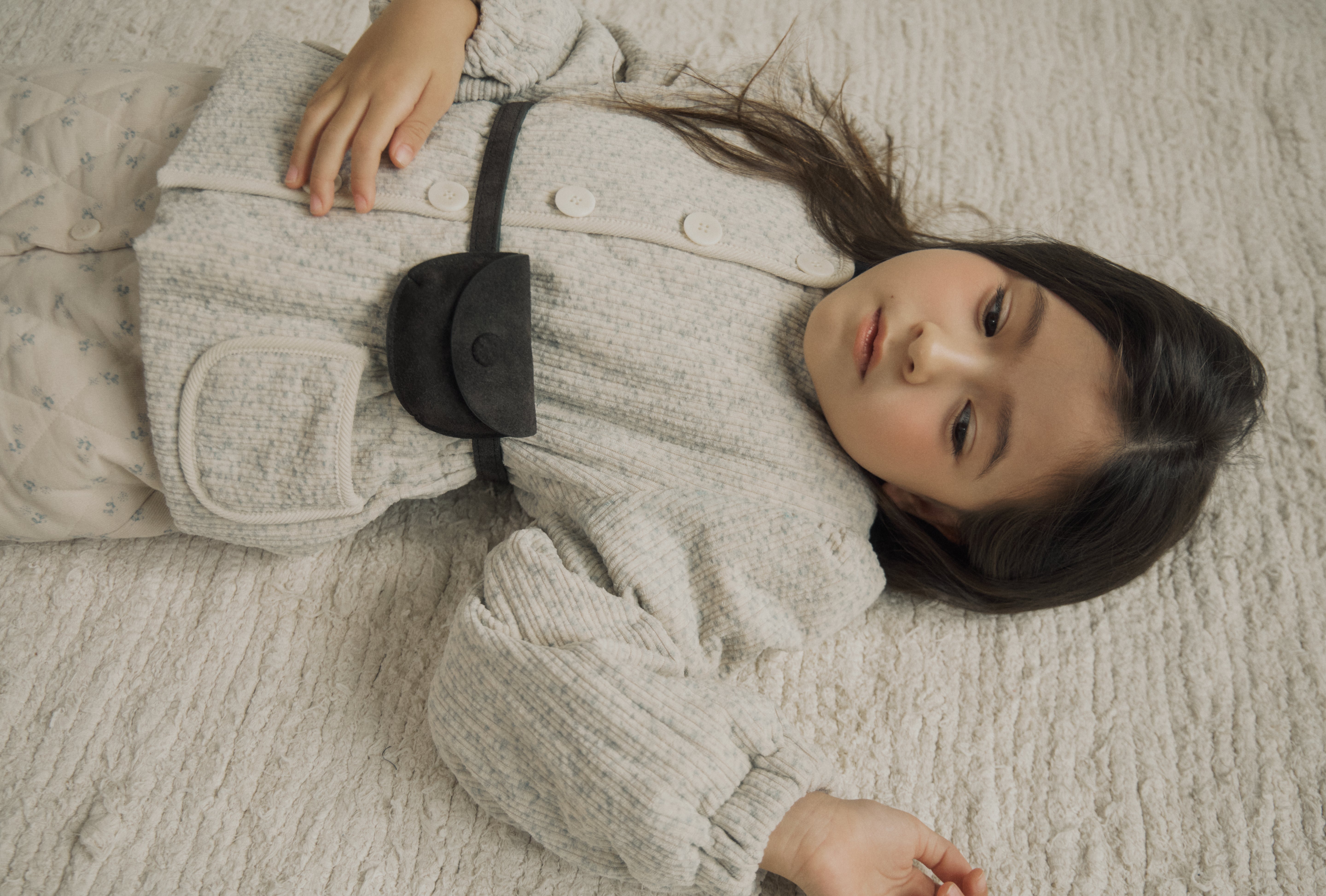 ［inné］Bloom padding jacket (misty)