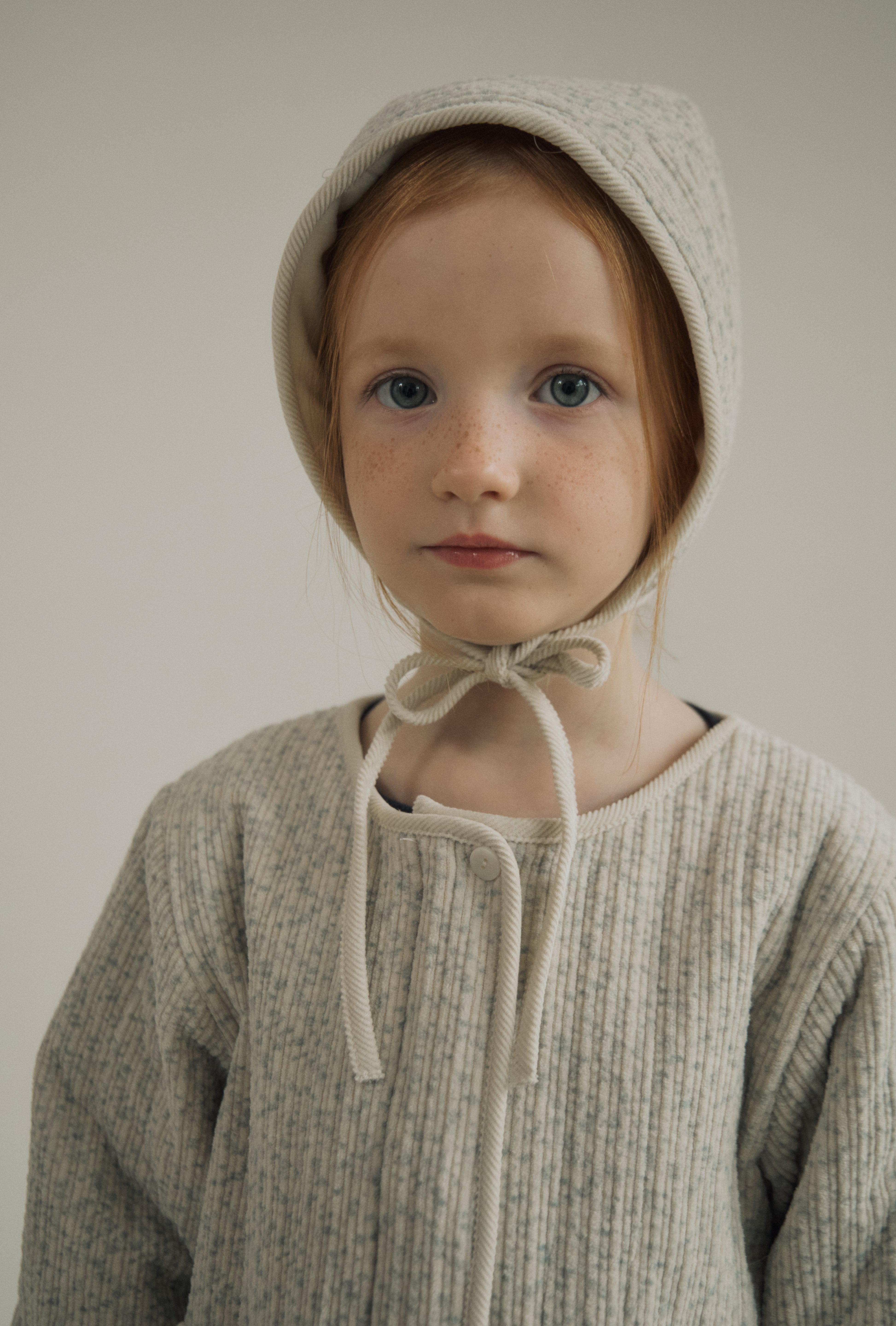 ［inné］Bloom padding suit (misty)