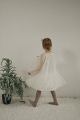 ［inné］Special tulle dress (cream)