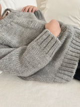 Robe balloon cardigan