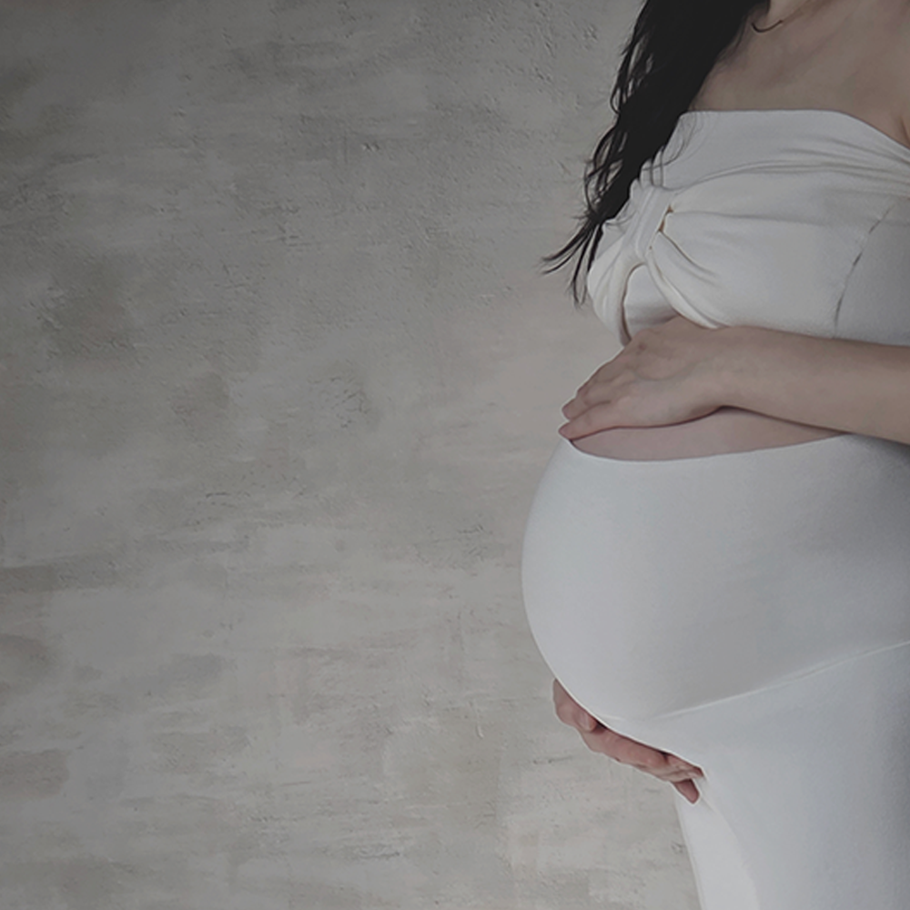［peekaboo］Maternity stretch pants (long)