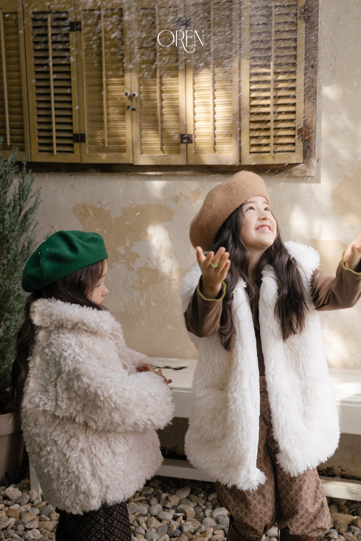 [OREN] Shirley sherpa fur vest