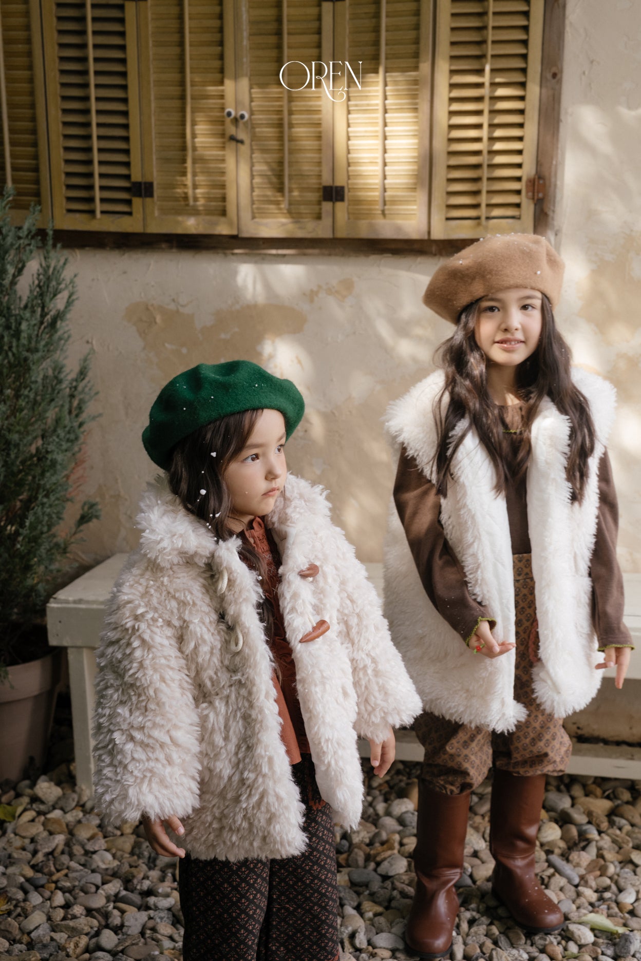 [OREN] Shirley sherpa fur vest