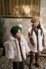 [OREN] Shirley sherpa fur vest