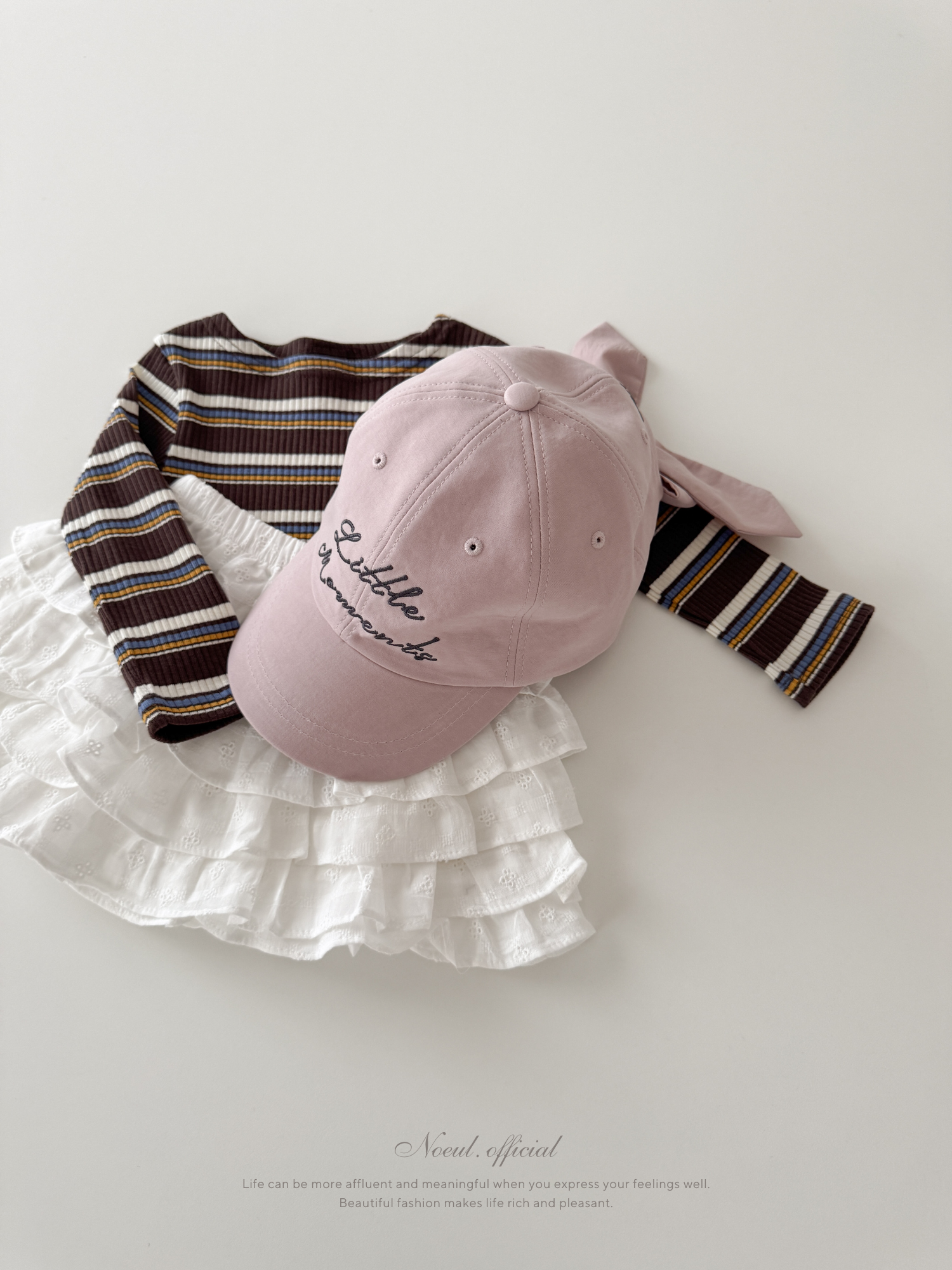 Multi stripe tee