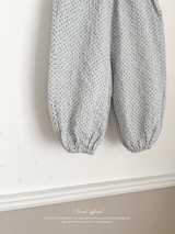 Dot crinkle jogger pants