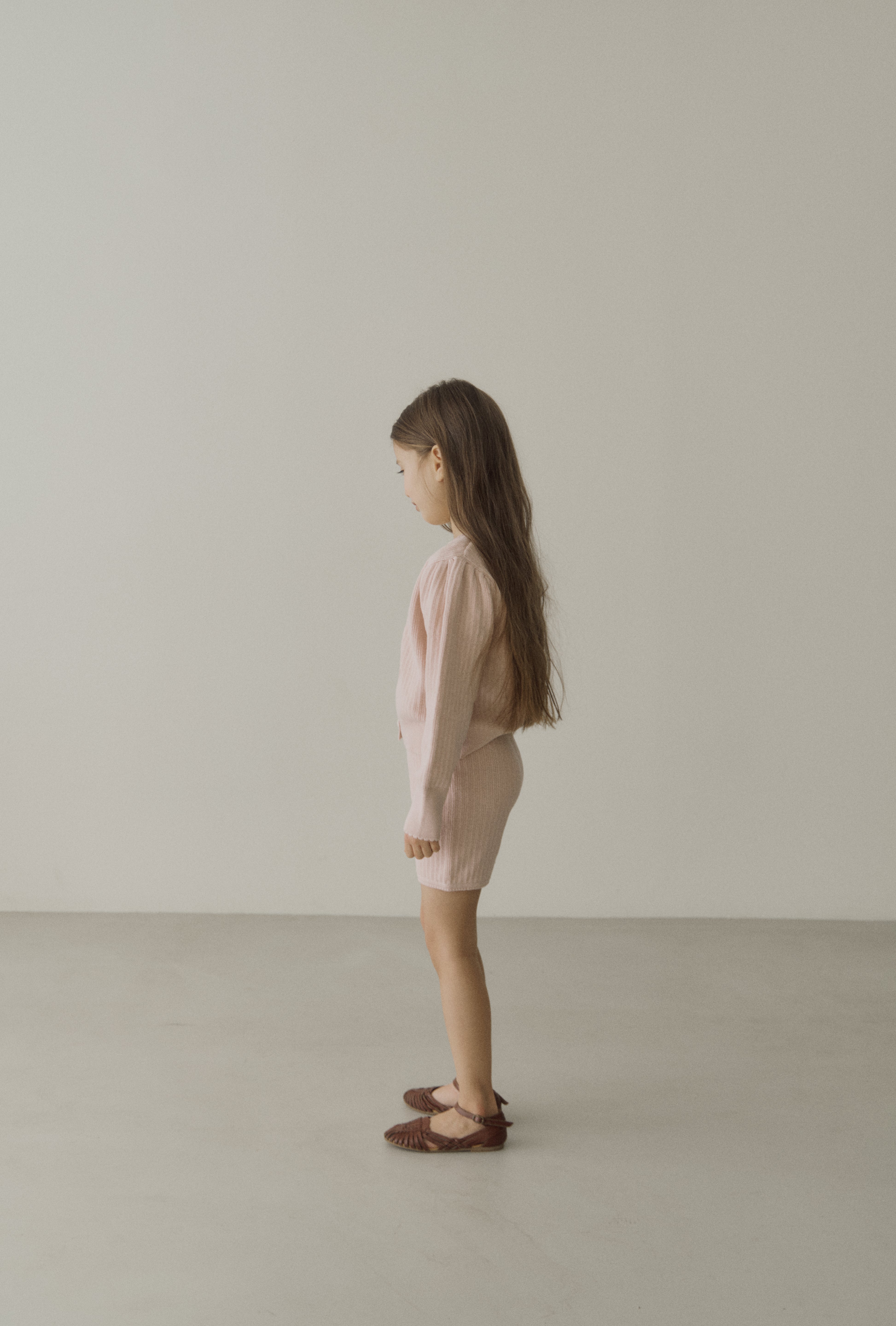 ［inné］Knit cardigan (pink)