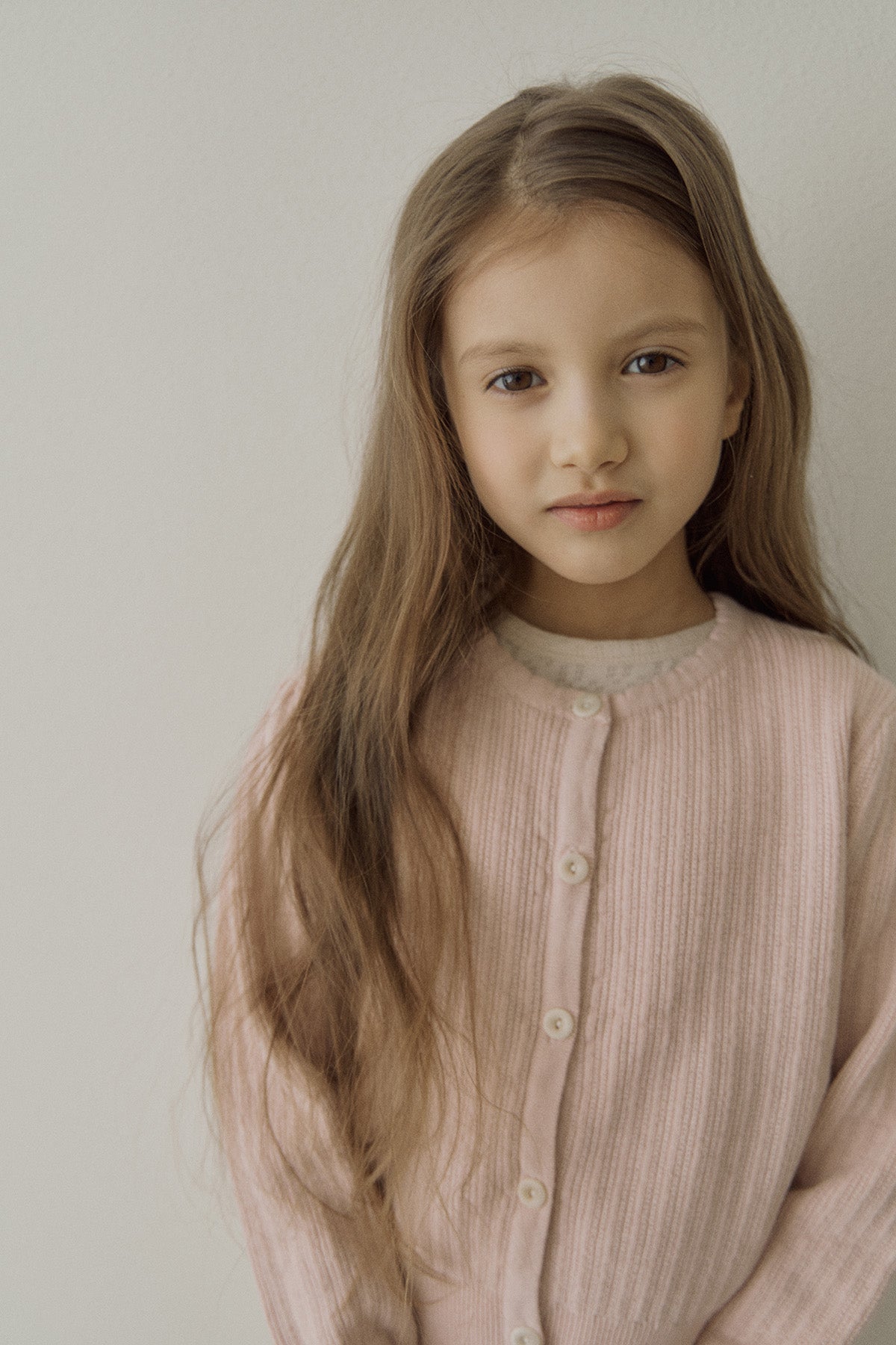 ［inné］Knit cardigan (pink)