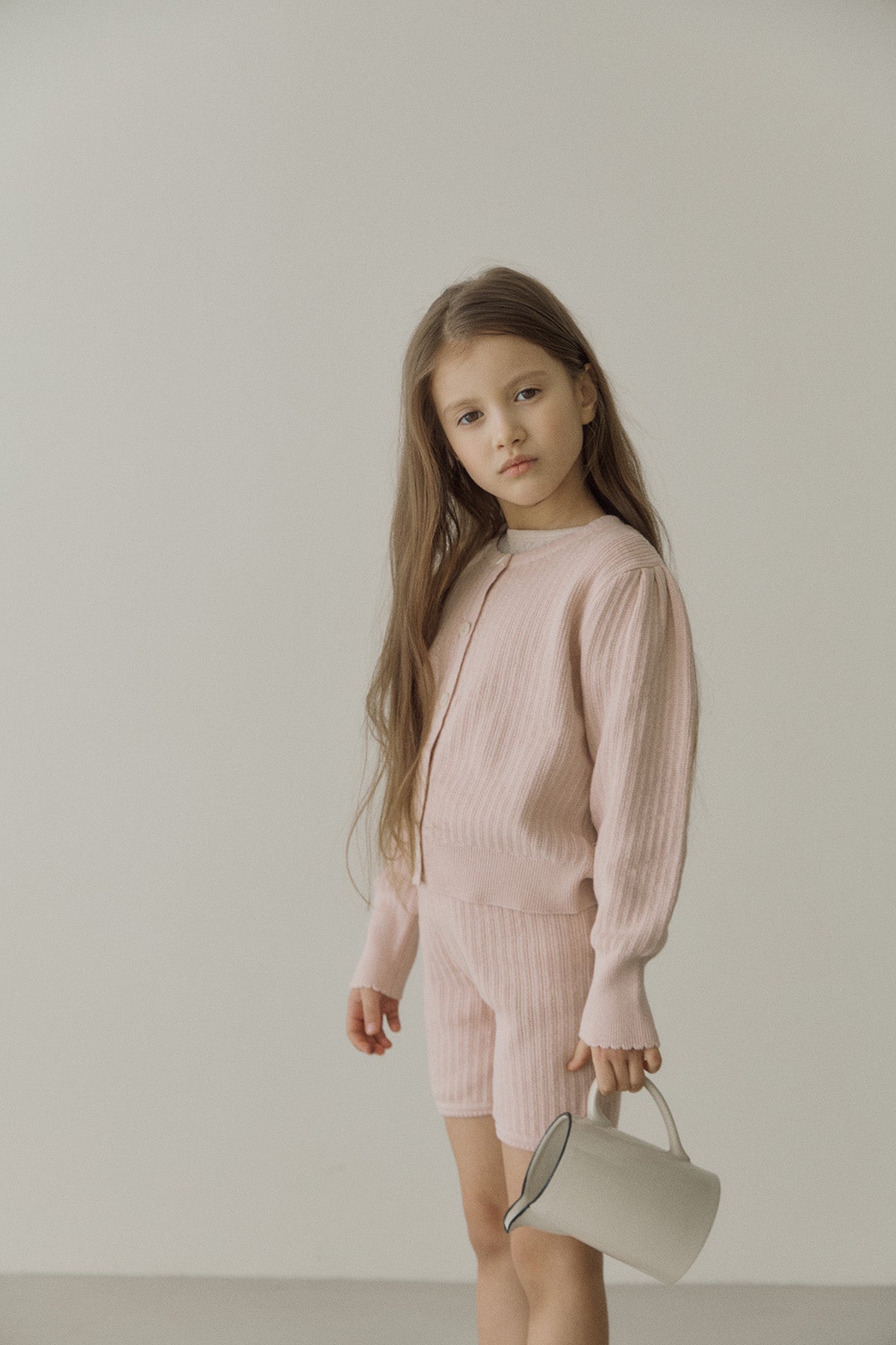 ［inné］Knit cardigan (pink)