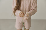 ［inné］Knit cardigan (pink)