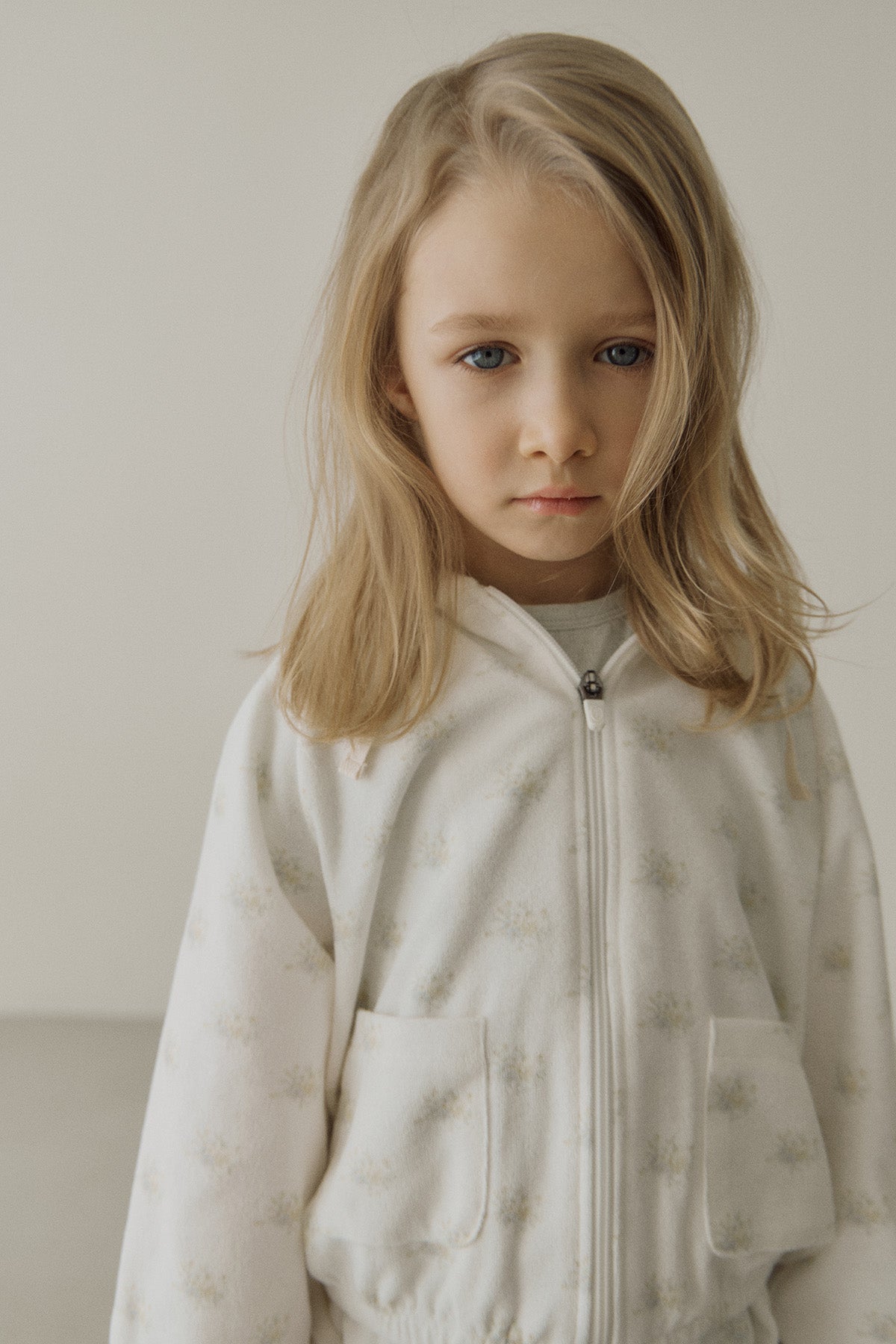 ［inné］Flora terry hoodie (flower)