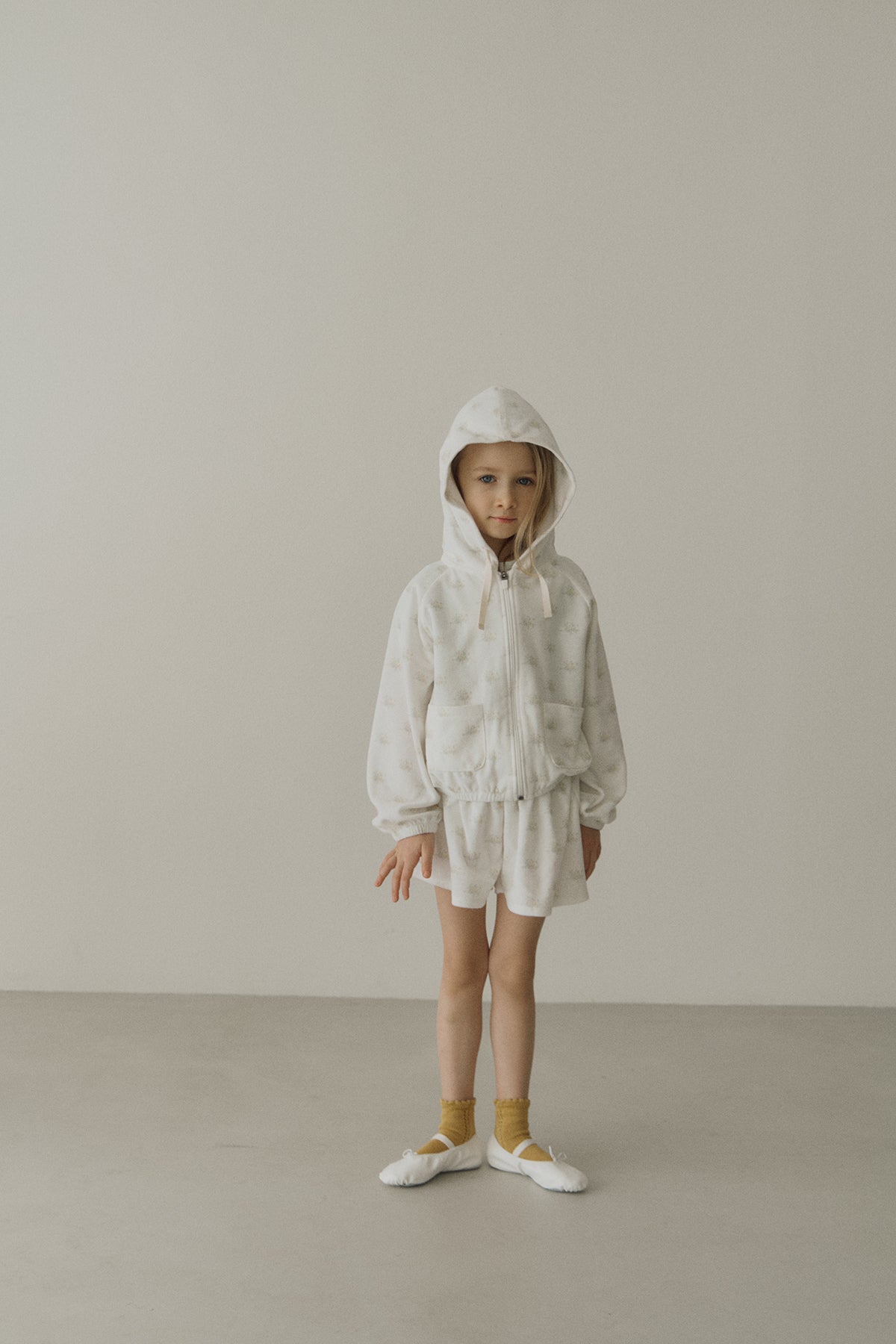 ［inné］Flora terry shorts (flower)