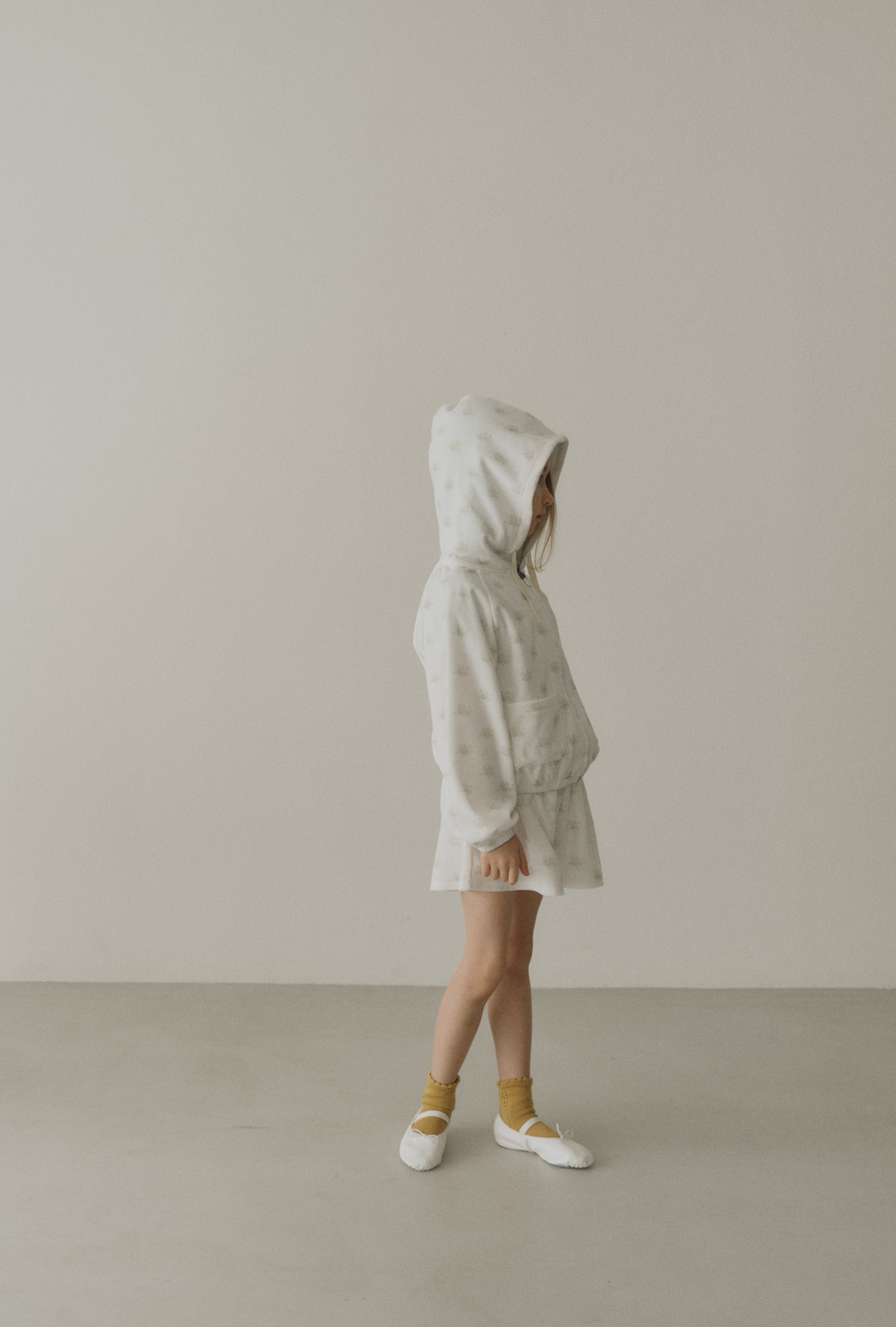 ［inné］Flora terry hoodie (flower)