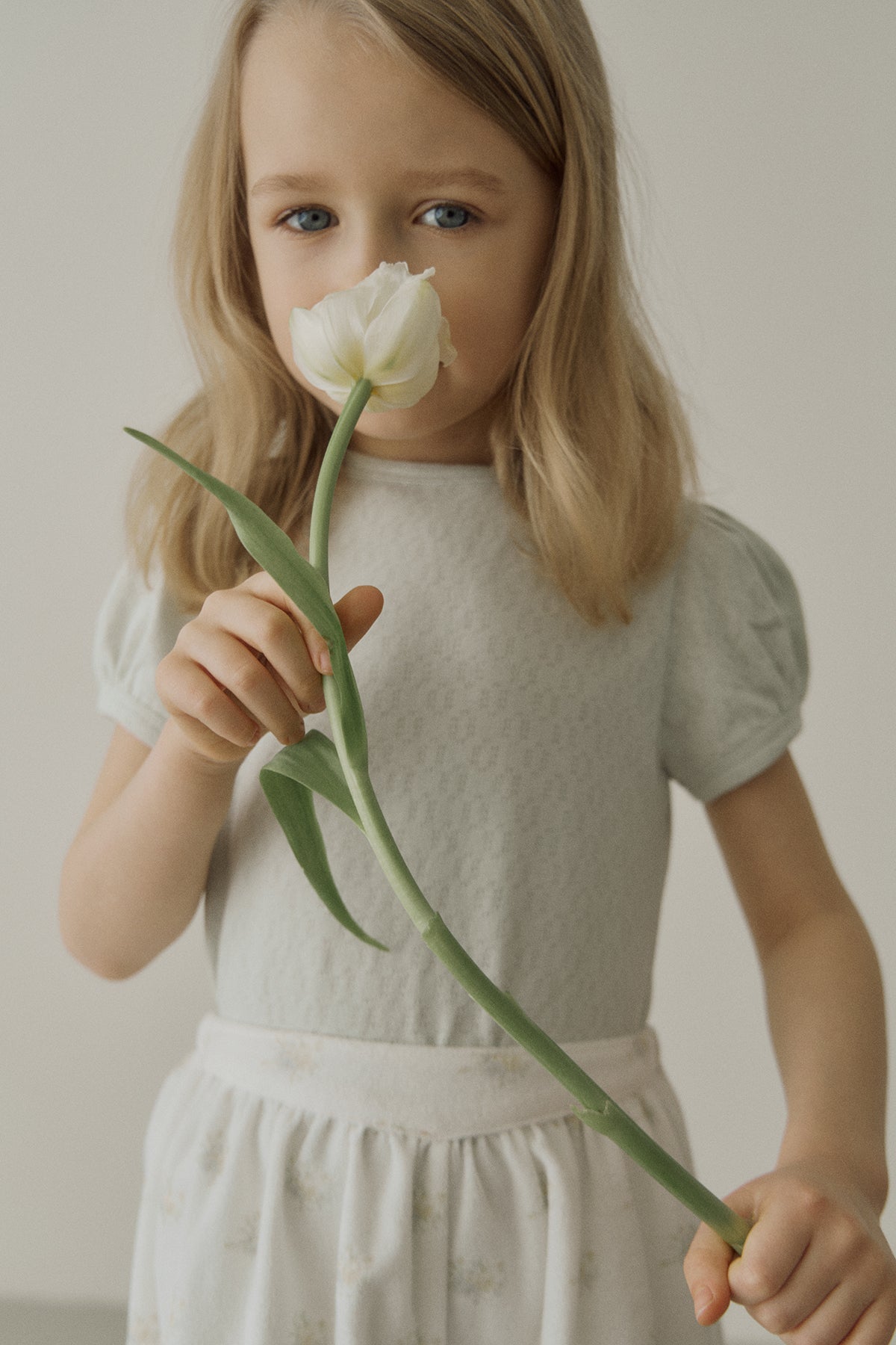 ［inné］Lilie eyelet tee (soft mint)