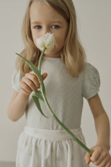 ［inné］Lilie eyelet tee (soft mint)