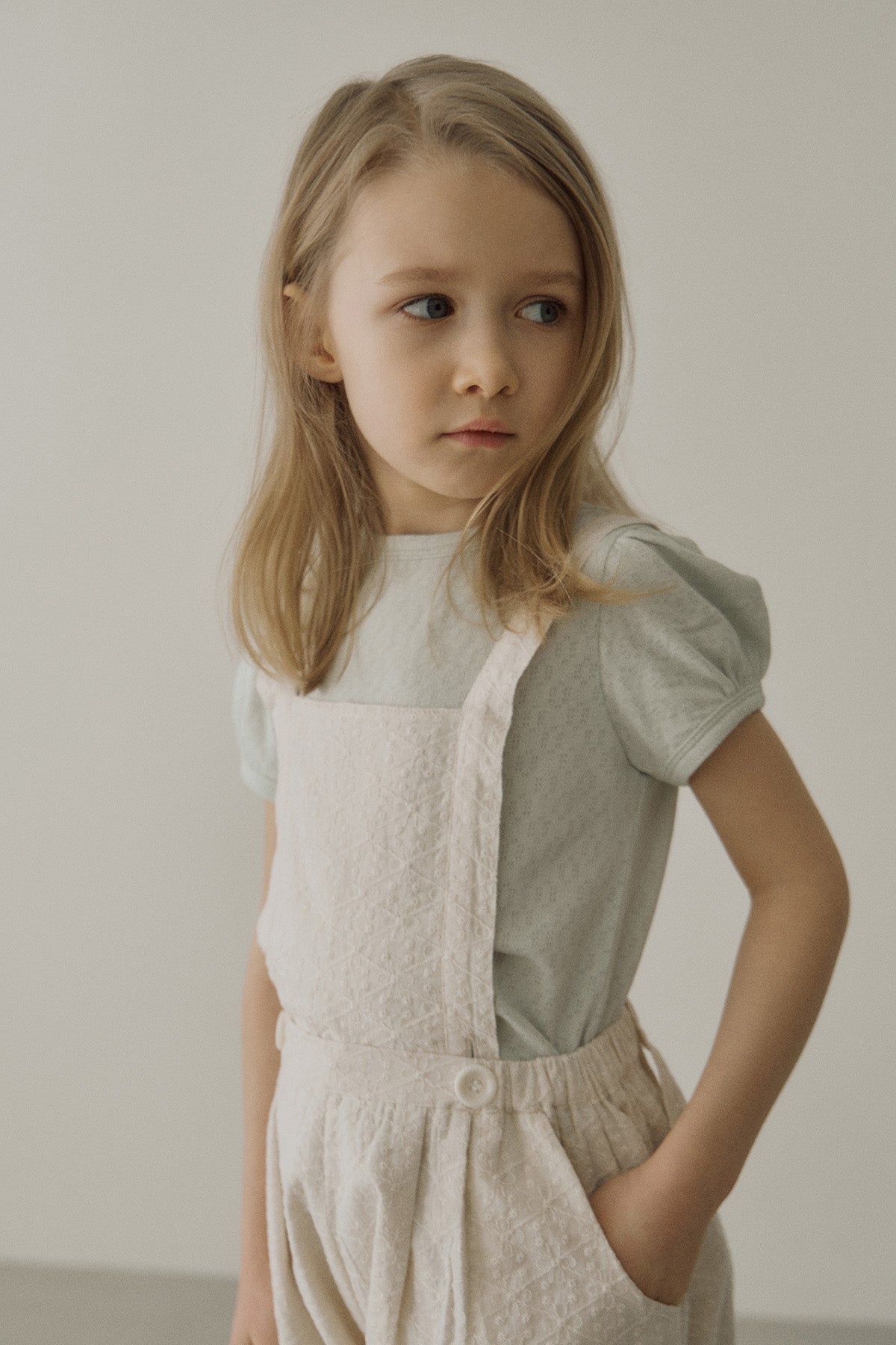 ［inné］Lilie eyelet tee (soft mint)