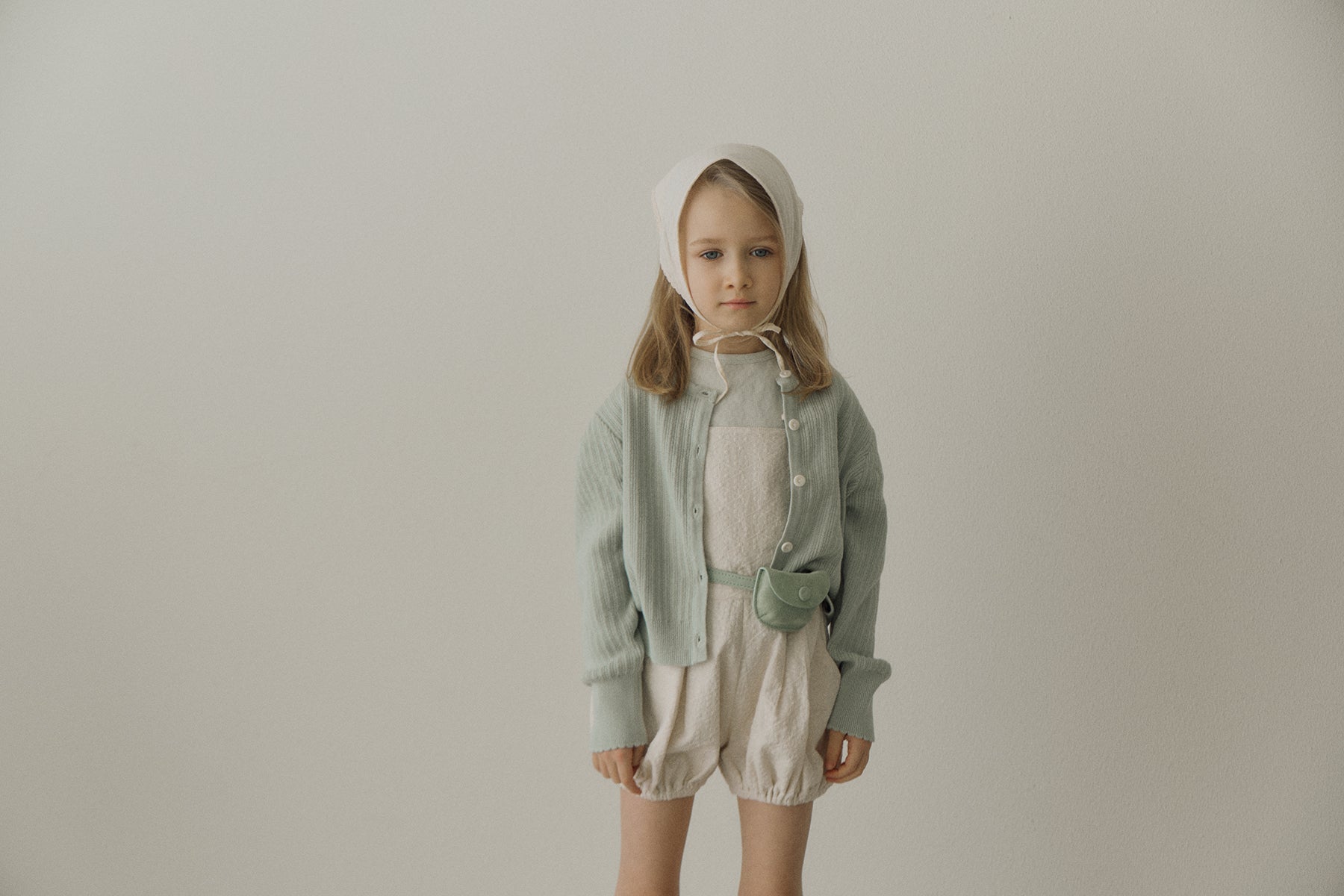 ［inné］Knit cardigan (mint)