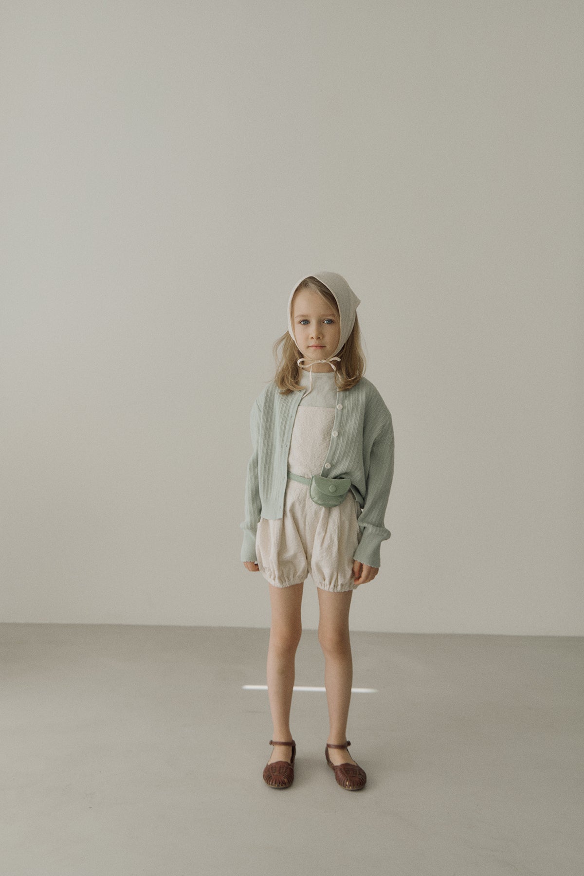 ［inné］Knit cardigan (mint)