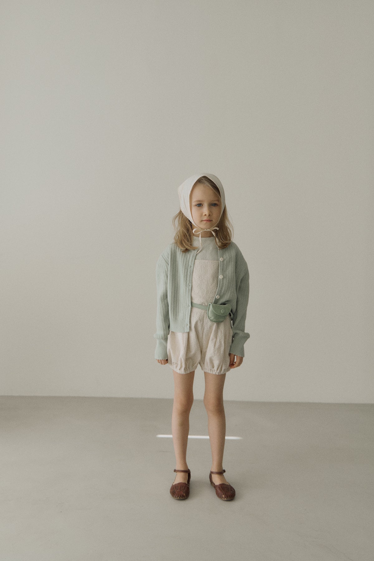 ［inné］Knit cardigan (mint)