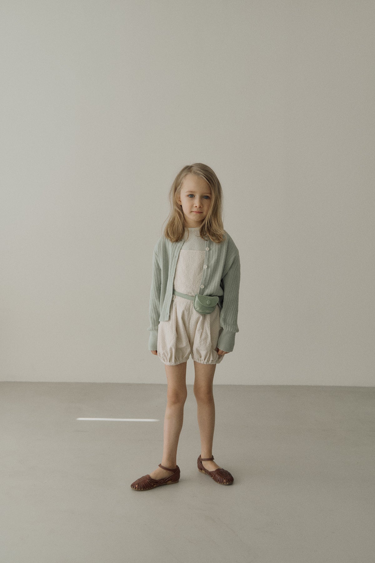 ［inné］Knit cardigan (mint)