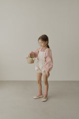 ［inné］Ballet gingham blouse (pink)