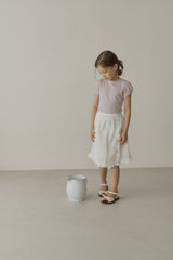 ［inné］Lace frill skirt (white)