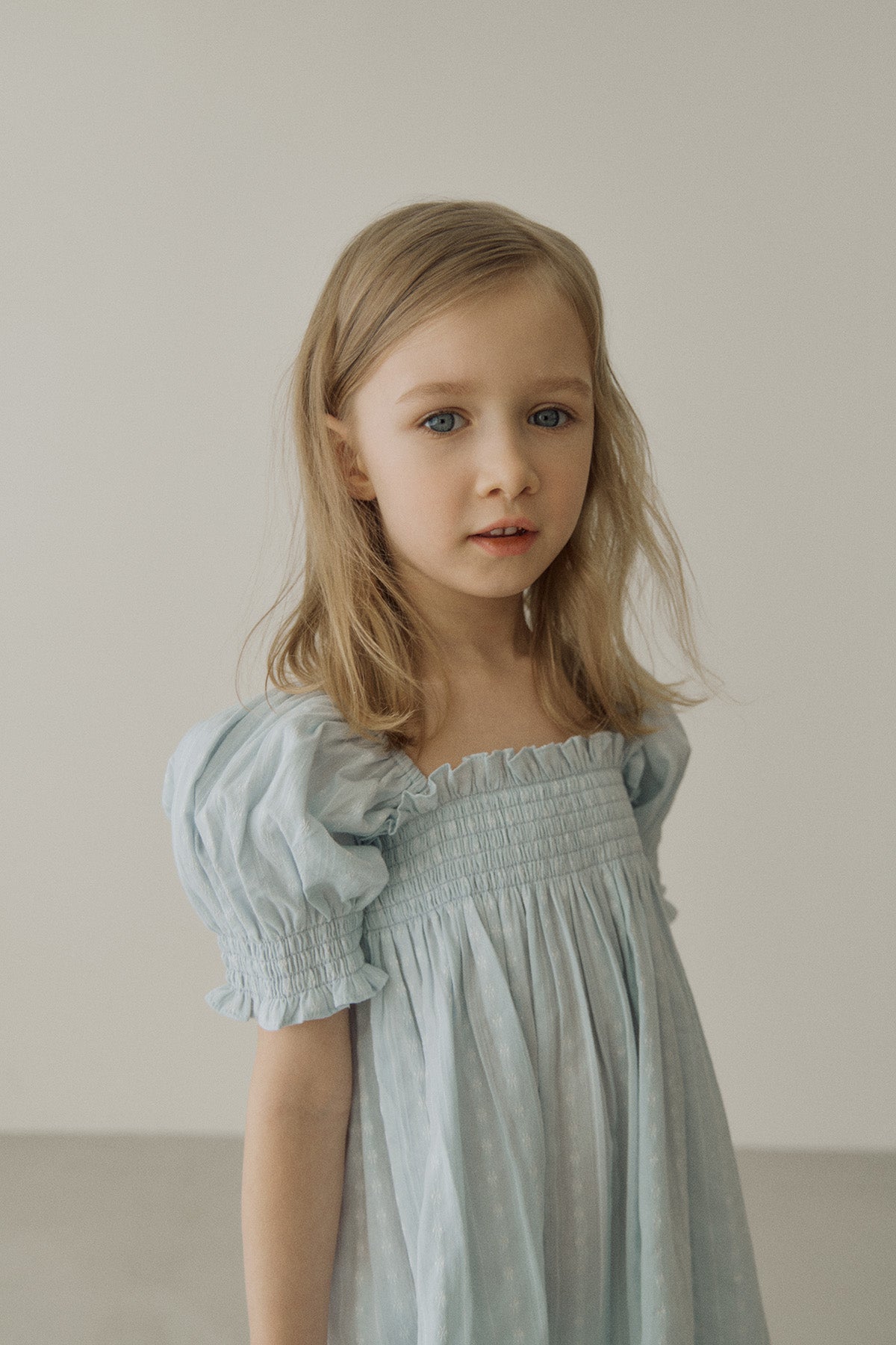 ［inné］Bell dress (blue)