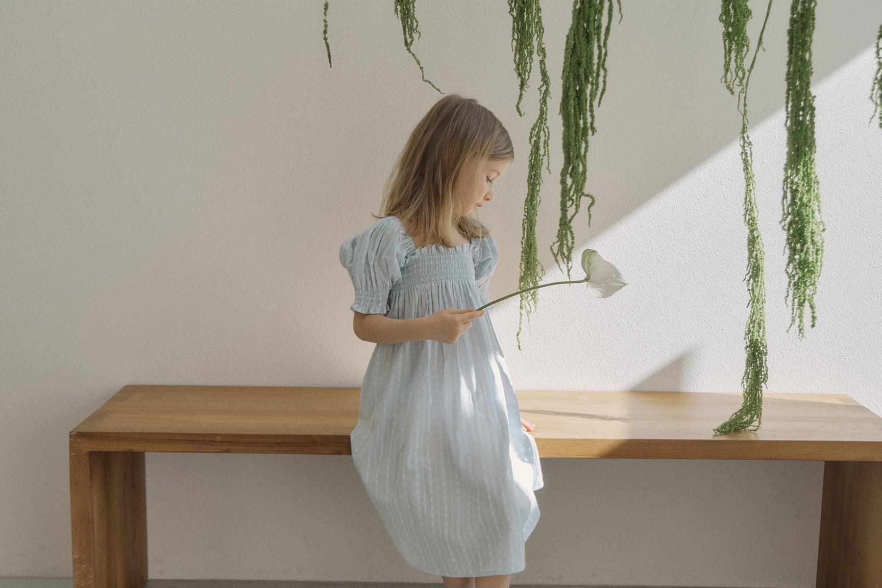 ［inné］Bell dress (blue)