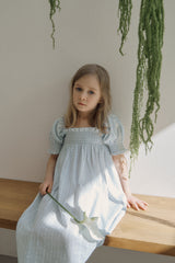 ［inné］Bell dress (blue)