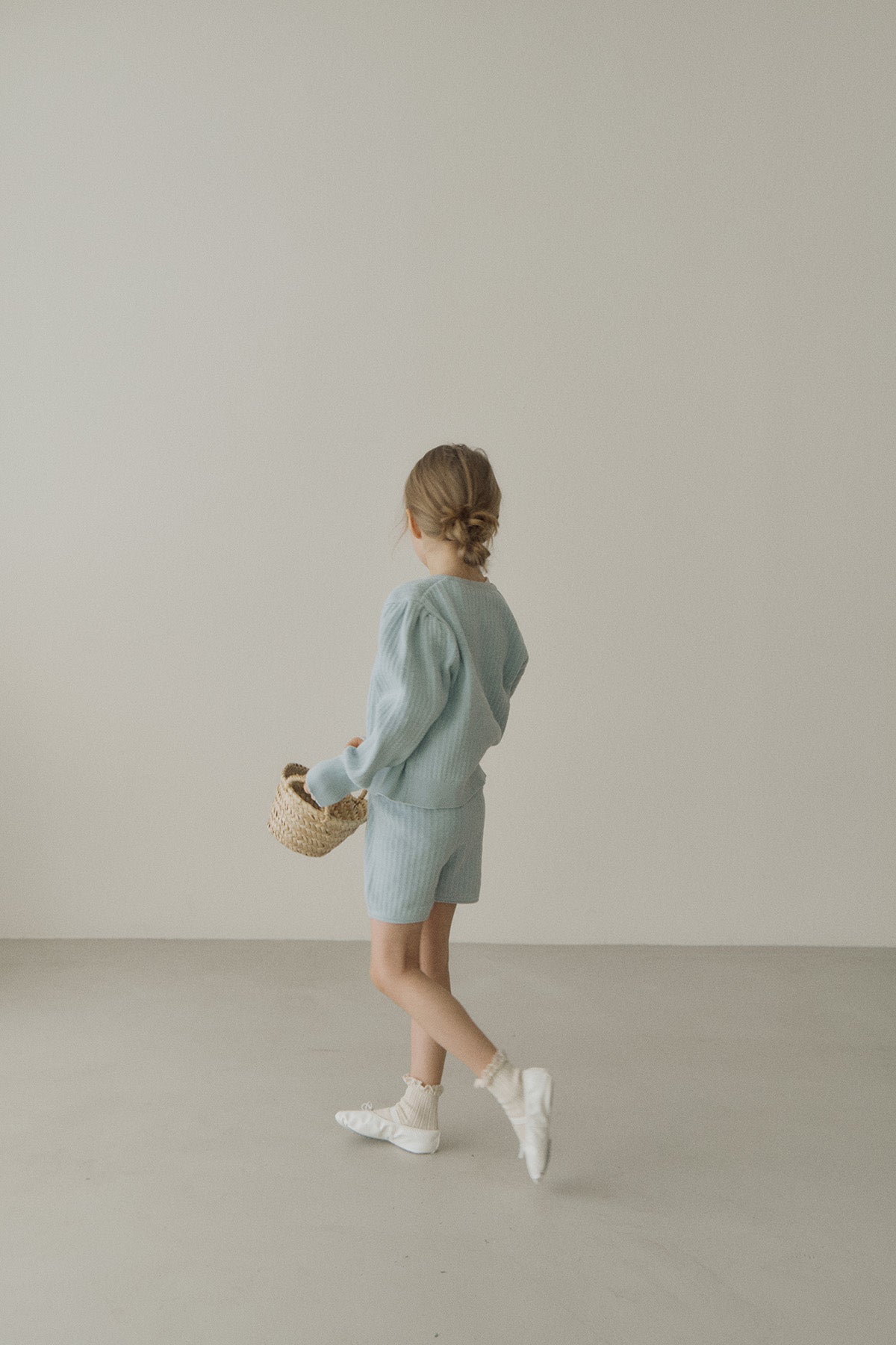 ［inné］Softy knit bloomer (blue)