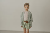 ［inné］Leni bloomer - Detachable suspenders (green gingham)