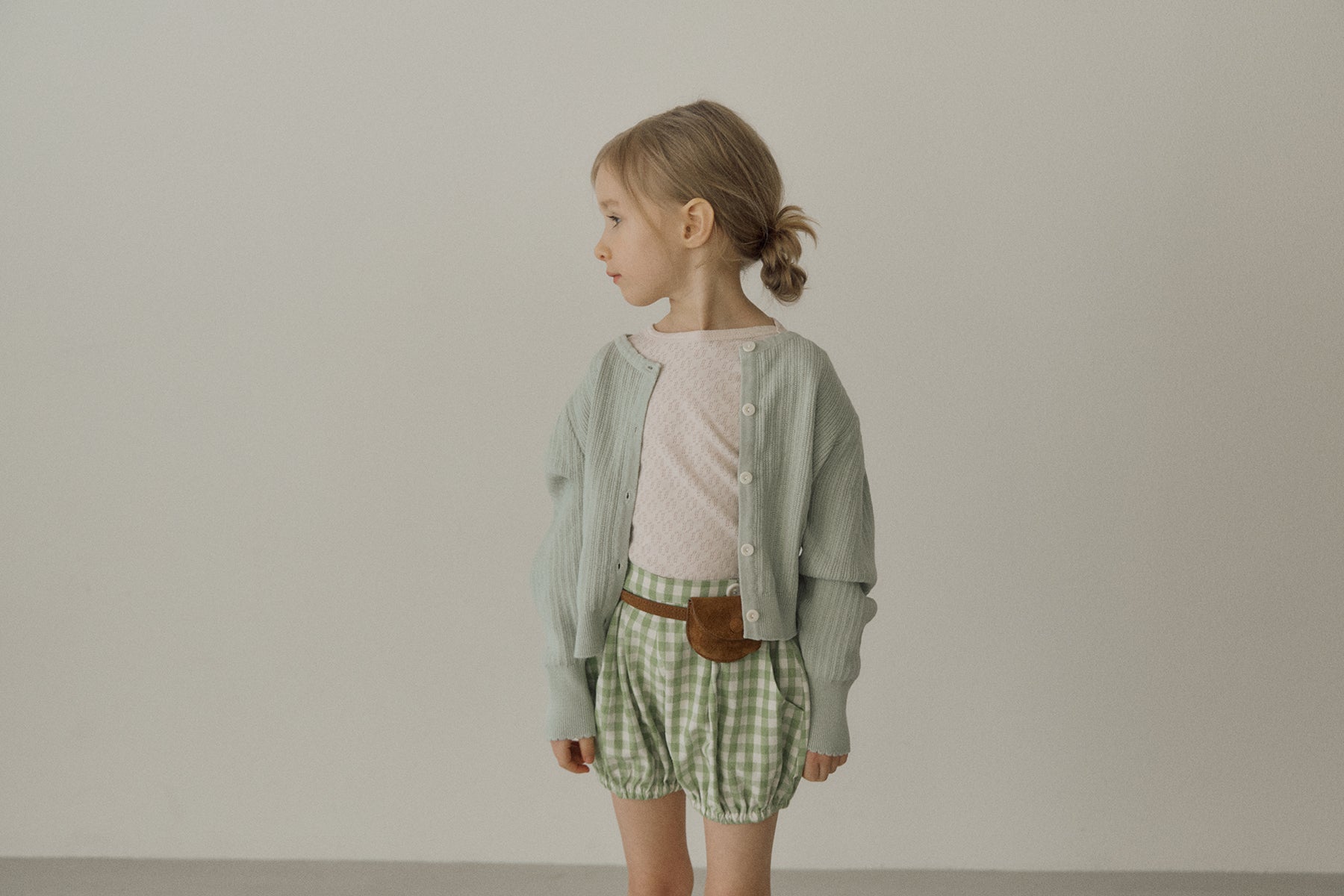 ［inné］Knit cardigan (mint)